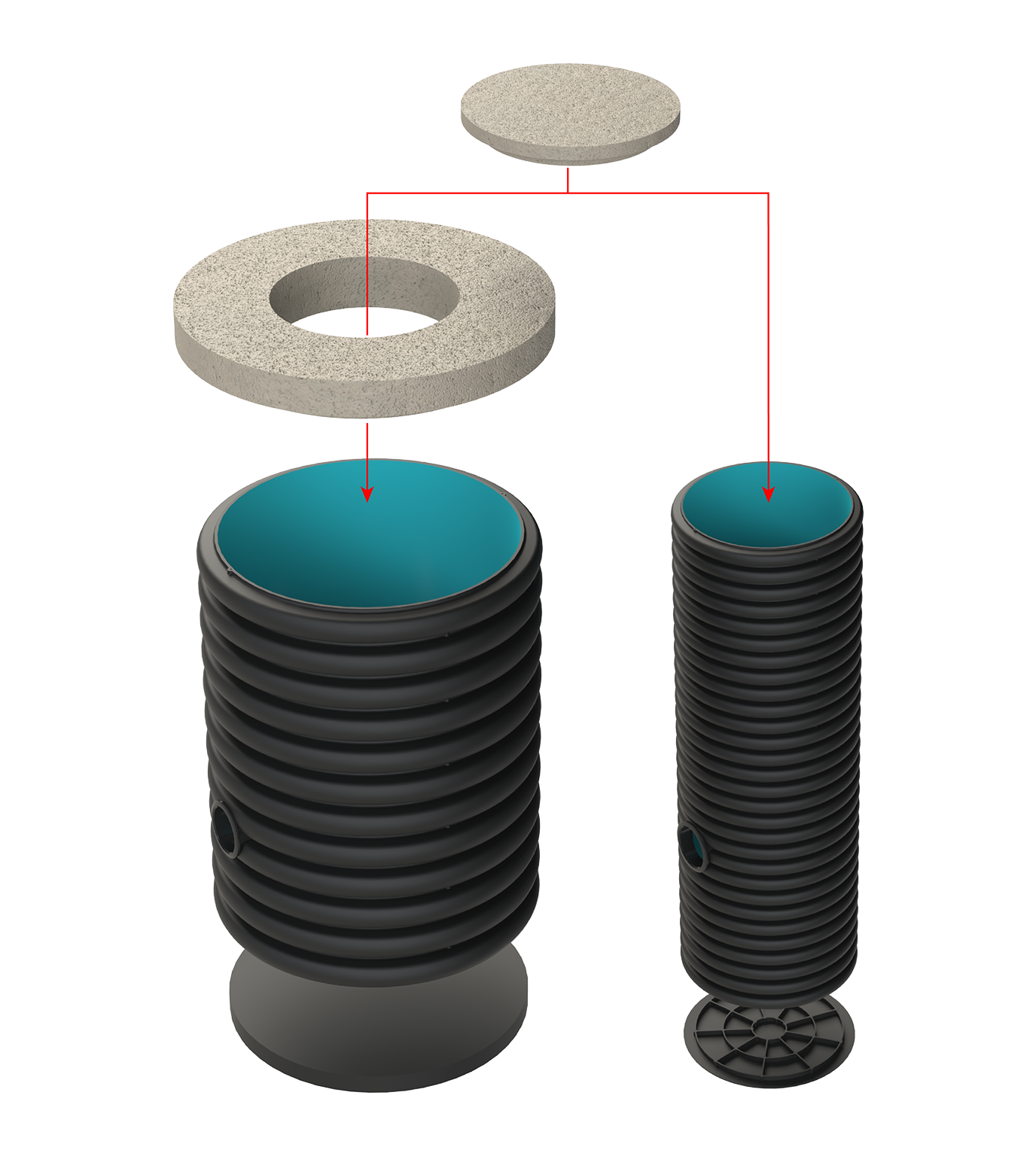 Concrete cover DN600, A15 or B125