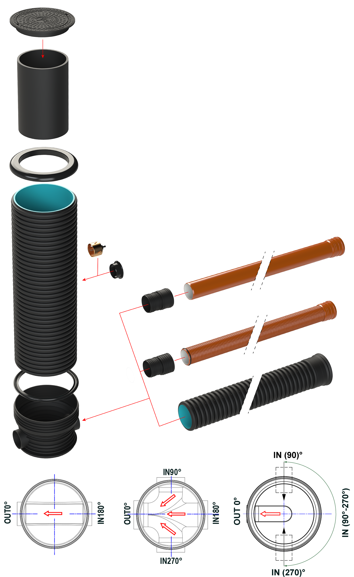 Inspection chamber CSL 600.500
