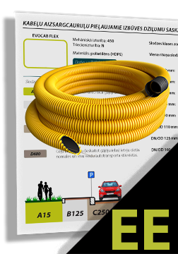 EVOCAB FLEX minimaalne paigaldussügavus