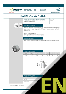 Reduction socket (short) UV TDS ENG