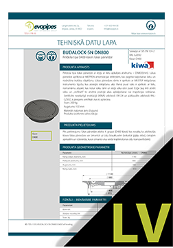 BUDALOCK-SN DN800, D400 TDS LV