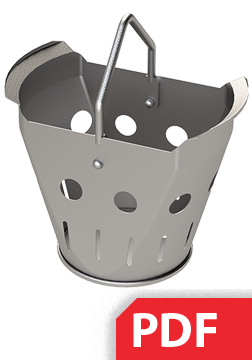 Tipveida rasējums Tērauda gružu uztvērējspainis PDF