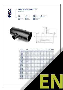 Spigot reduction T-piece 90° SDR 17 TDS ENG