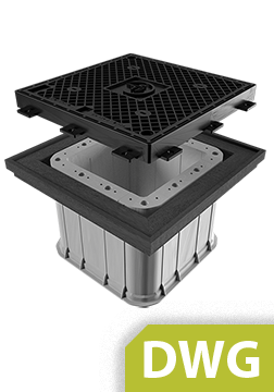 Standard drawing RadBox 450 x 450 mm DWG (B125 cover)