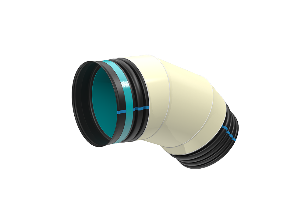 GIGAPIPE Elbow 15°, 30°, 45°, 90°