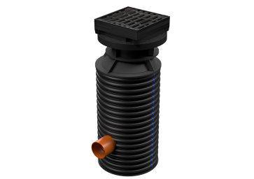 Road gullies CRS 600 with horizontal grate