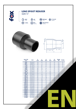 Spigot reducer SDR 17 TDS ENG