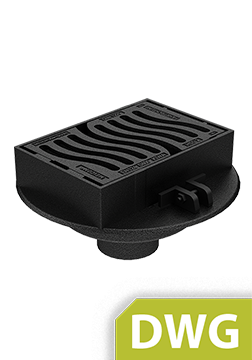 Tipveida rasējums MEICON-N HSD 2 ar vertikālu izvadu, 300 x 450, D400 DWG