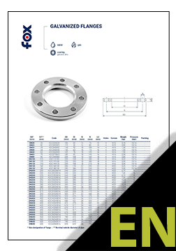 Galvanized flange TDS ENG