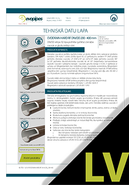 EVODRAIN HARD PP SN16 DN/OD sistēma TDS LV