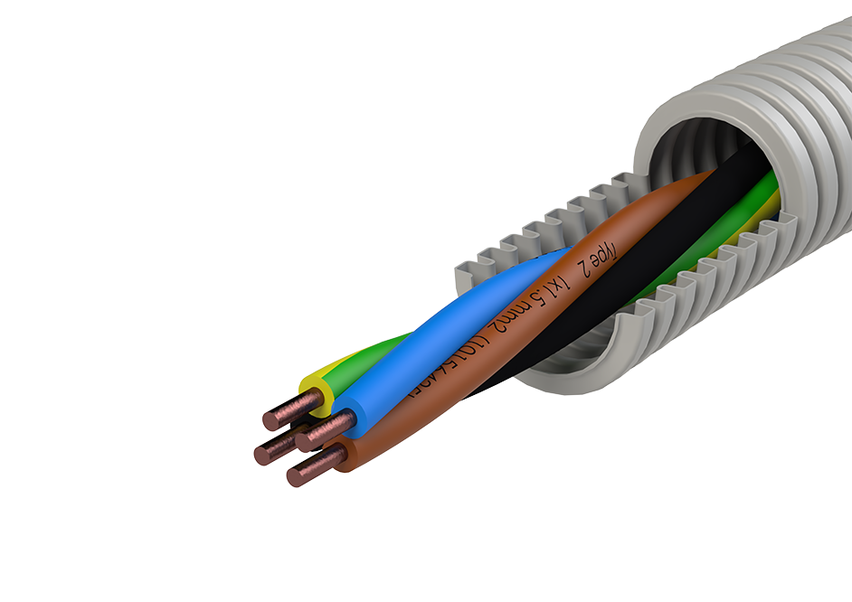 FM-0H-SMART PRE-WIRED H07Z1-U TWISTED