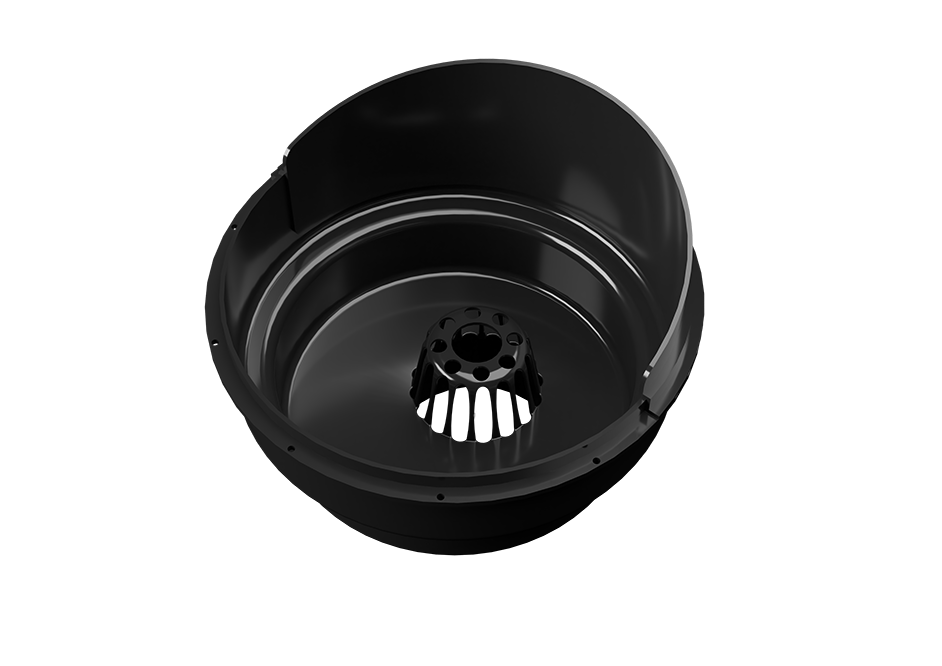 Round rainwater drain DN110