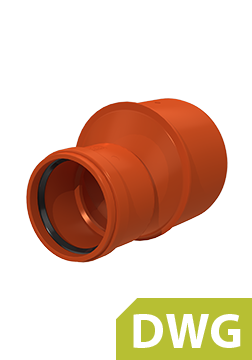 Redukcijas pāreja Tipveida rasējums DWG