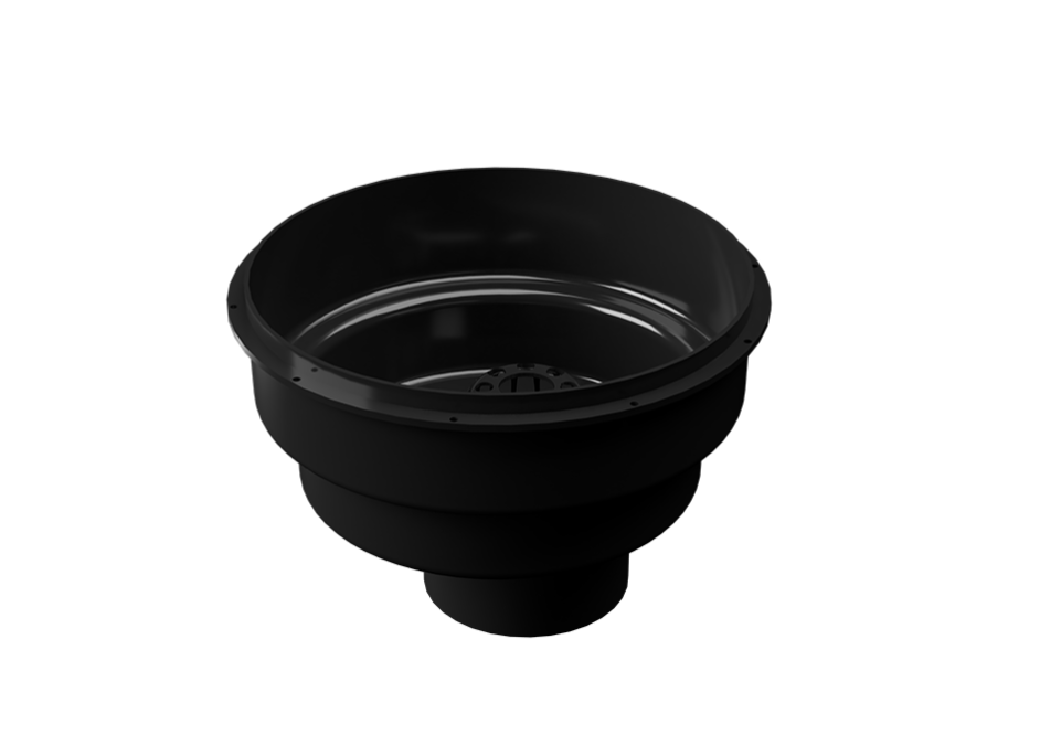 Round rainwater drain DN110