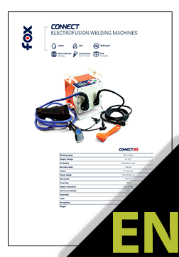 FOX CONNECT 315 Electrofusion welding machine TDS ENG