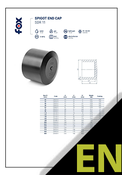 Spigot end cap TDS ENG