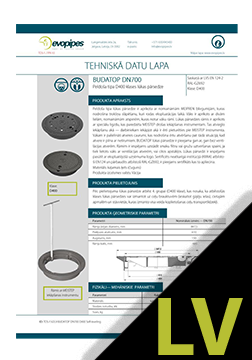 BUDATOP DN700 mm TDS LV