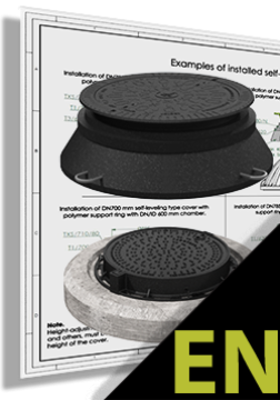 Cover installation with support rings