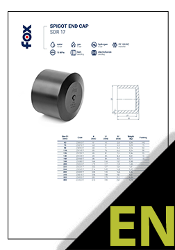 Spigot end cap SDR 17 TDS ENG