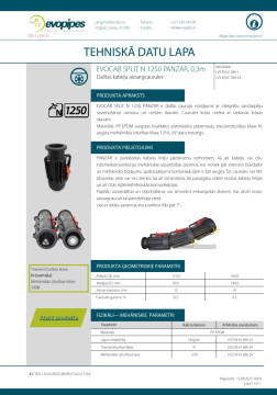 EVOCAB SPLIT N 1250 PANZAR. 0,3m TDS LV