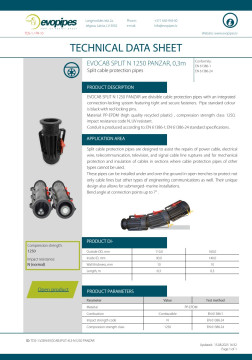 EVOCAB SPLIT N 1250 PANZAR, 0,3m TDS ENG