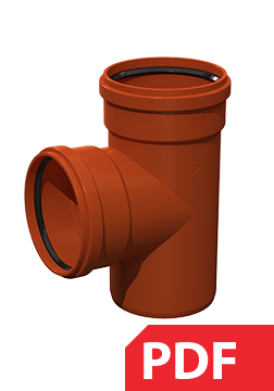 Trejgabals 90° tipveida rasējums PDF