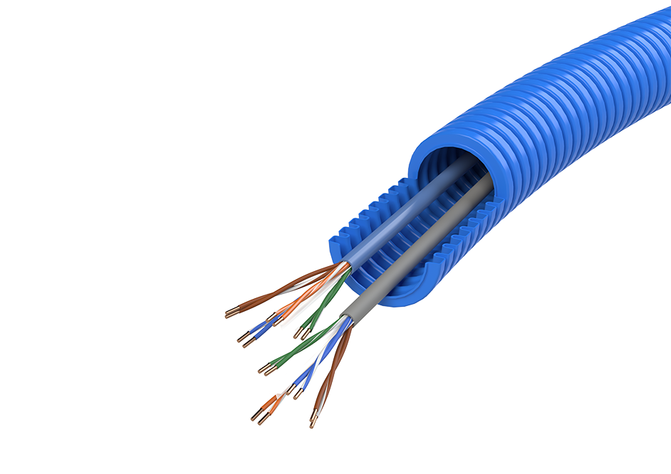 FM-0H-SMART PRE-CABLED 2x UC400 Cat 6 HD LSHF