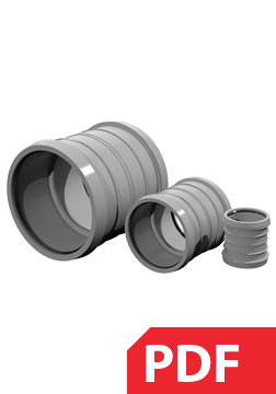 Standard Drawing Double Socket PP size DN110-400 for bridge PDF