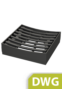 Standard Drawing Grate 500x500, D400 DWG