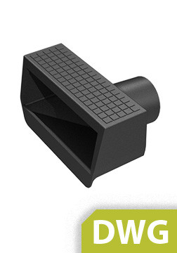 Standard Drawing for side inlet for gully C250 DWG