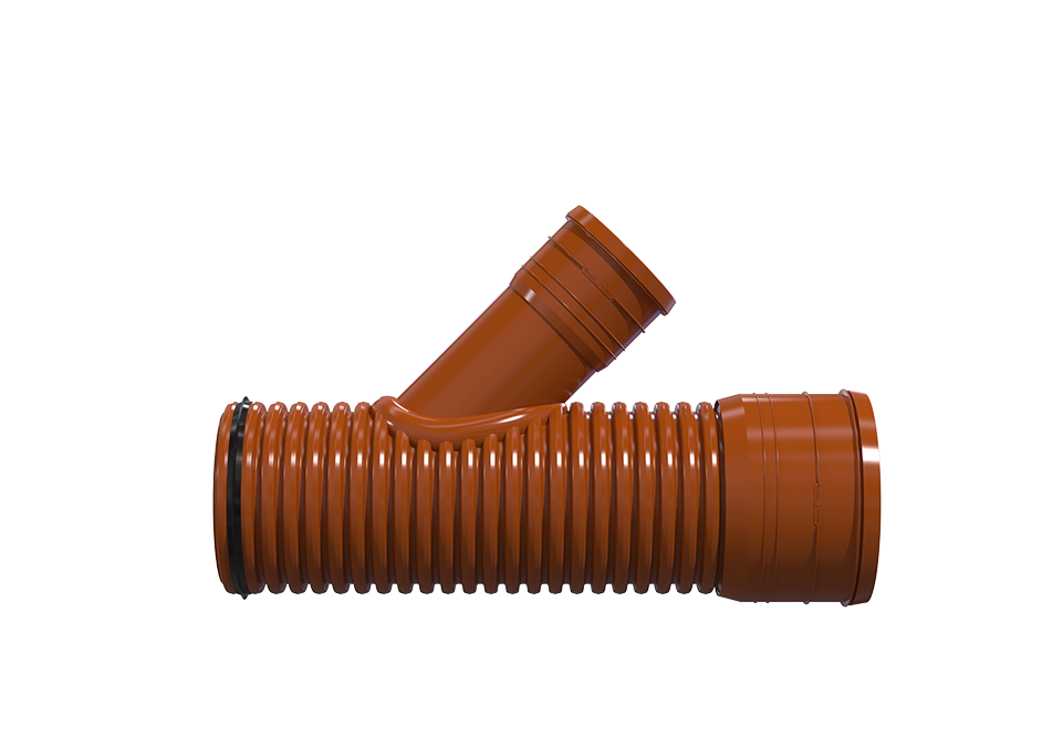 Redukcinis trišakis 45° (PP)