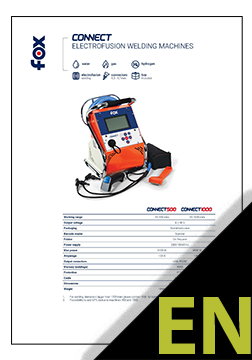FOX CONNECT 500&100 Electrofusion welding machine TDS ENG