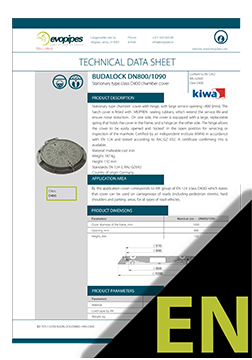 BUDALOCK DN800/1090, D400 TDS EN