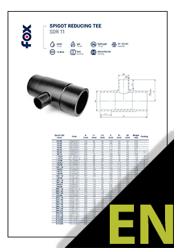 Spigot reduction T-piece 90° SDR 11 TDS ENG