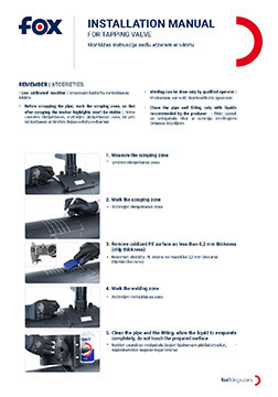 Tapping valve installation manual