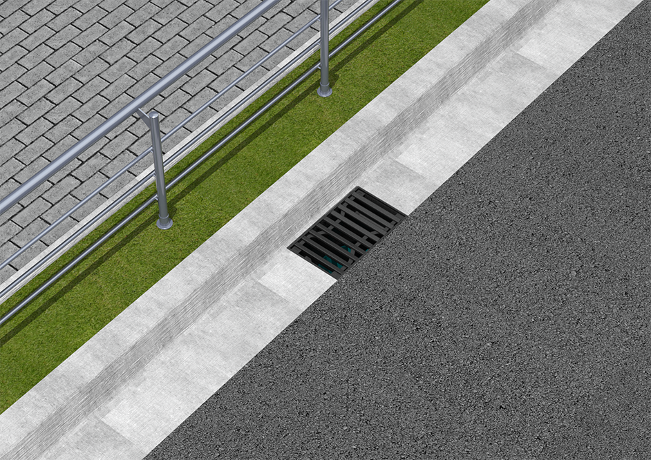 (inactive) Road gullies DN 600 (500x300 grate)