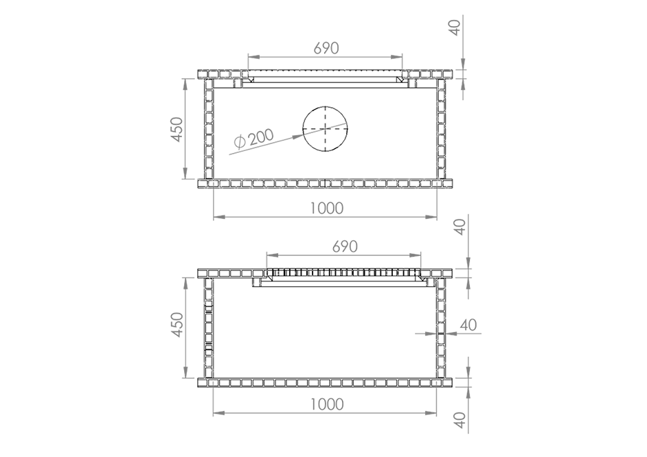 Rainwater sedimentation pit