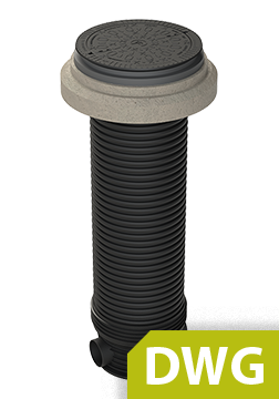 Standard Drawing DN/ID 600 mm with sediment trap DWG