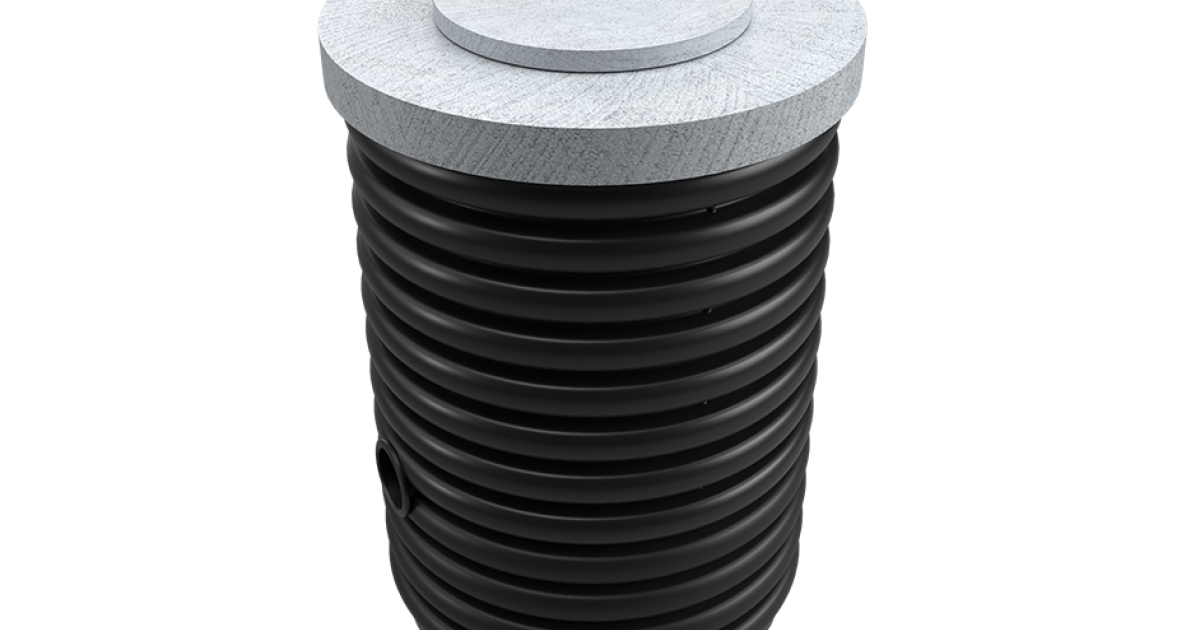 CSL 1000/600 Drainage manhole with sediment trap and concrete cover