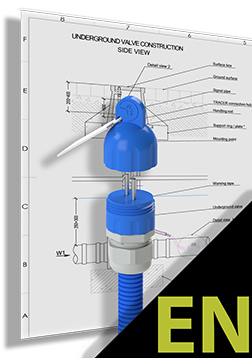 TRACER connection hub underground valve construction