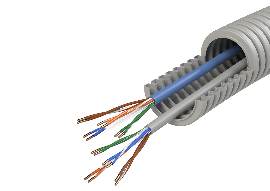 FM-0H-SMART PRE-CABLED 2x UC400 Cat 6 HD LSHF