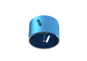 Hole saw for saddle