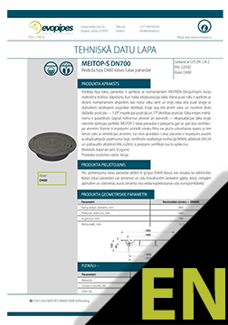MEITOP-S DN 600 mm TDS EN