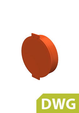 End cap Dimensions drawing DWG