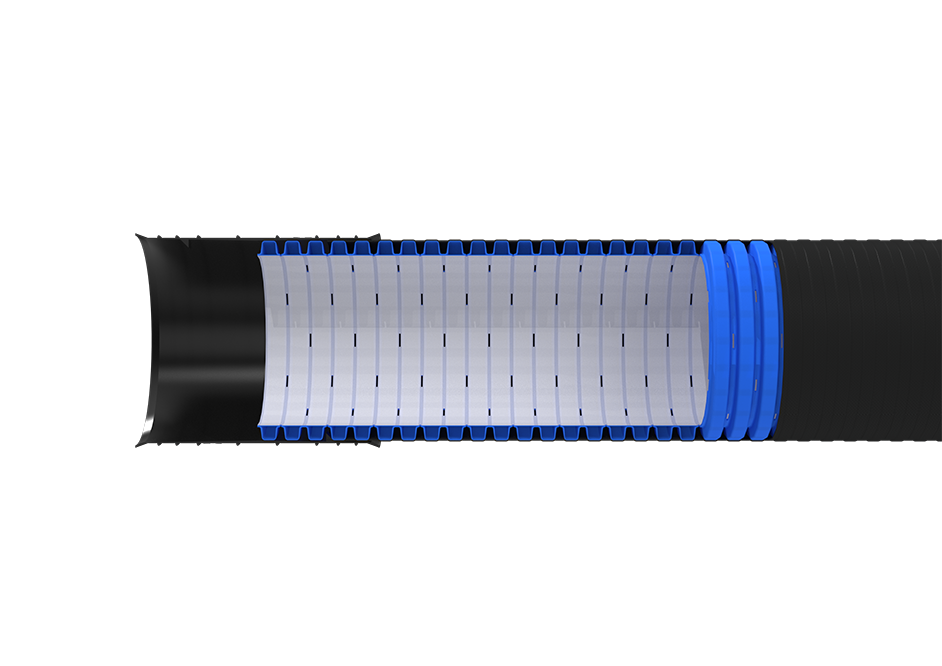 EVODRAIN FLEX with textile filter