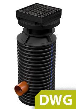 Standard drawing DN600-500x500.Road.gully  DWG