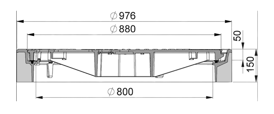 BUDATOP (reste) DN800/976, D400