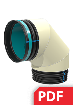 GIGAPIPE DN/ID 800, 1000 līkumu rasējumi