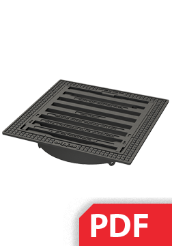 Standard Drawing EVOGRATE 600x600, DN500, D400 PDF