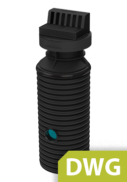 Standard Drawing DN/ID 600 mm road curb gully DWG